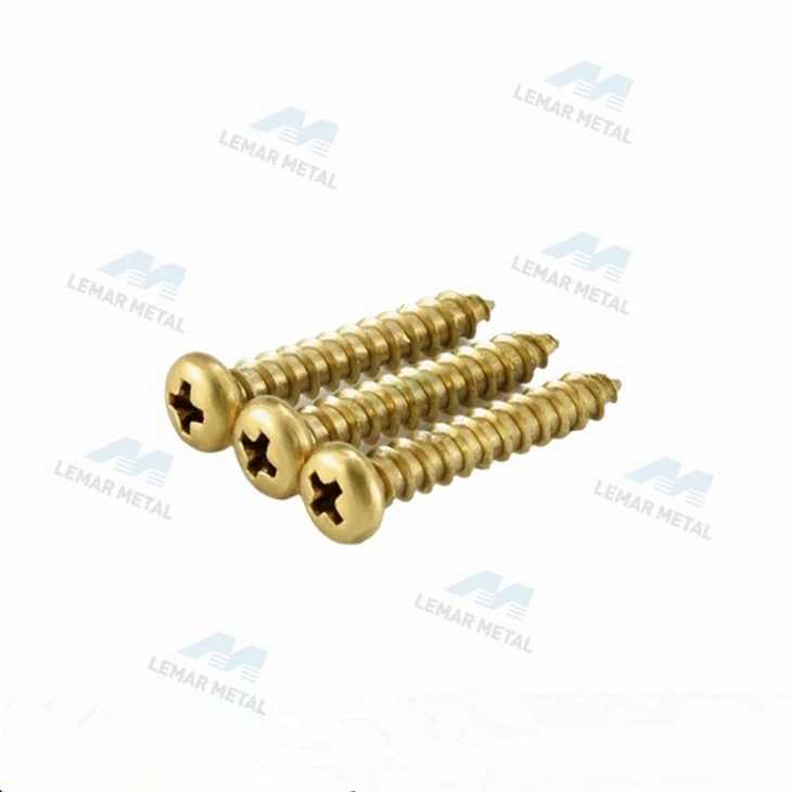 Round Head Brass Screws